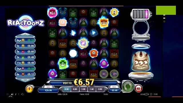 LeoVegas Reactoonz iso voitto
