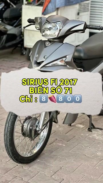Yamaha Sirius Fi 2017 Xám. Mua bán Xe máy tại Quận 12 Tp Hồ Chí Minh được đăng bởi Bùi văn hiếu hình 1
