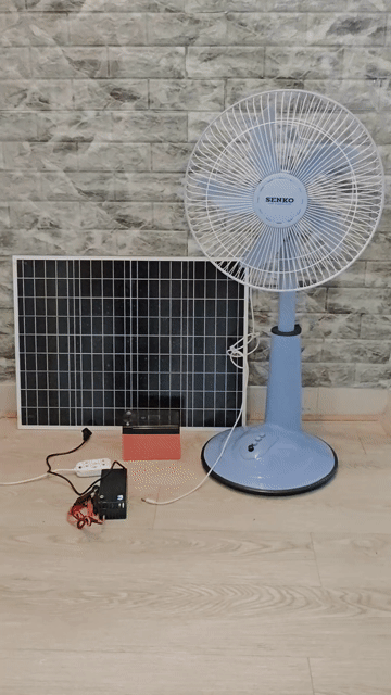 Quạt tích điện SENKO Xanh nhạt. Mua bán Quạt tại Quận Liên Chiểu Đà Nẵng được đăng bởi A Bắc hình 1