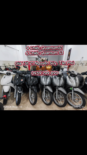 4 Chiếc Quantum S1 & 6 Chiếc S3 2026 Giá Iu iu nha. Mua bán Xe máy tại Quận Tân Phú Tp Hồ Chí Minh được đăng bởi nguyenchuyenpin hình 1