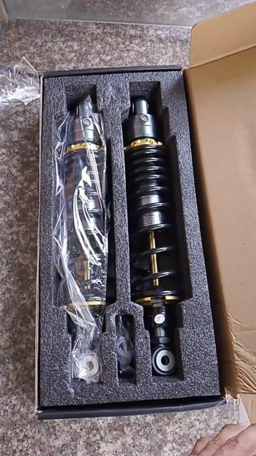 Phuộc nhún xe đạp điện 32cm Đen Vàng Mới. Mua bán Phụ tùng xe tại Quận 3 Tp Hồ Chí Minh được đăng bởi Xe Điện Sinh Võ hình 1