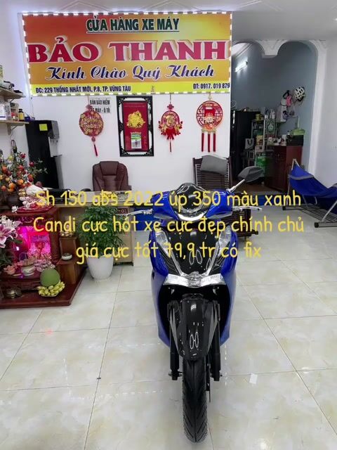 SH 150 ABS ÚP 350 CỰC ĐẸP XE CHÍNH CHỦ GIÁ 79,9 tr. Mua bán Xe máy tại Thành phố Vũng Tàu Bà Rịa - Vũng Tàu được đăng bởi XE MÁY BẢO THANH  TPVŨNG TÀU hình 1