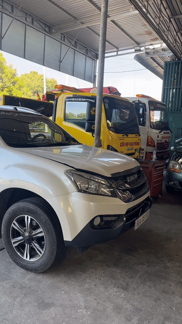 Isuzu Mu-X 2016 Trắng 7 chỗ. Mua bán Ô tô tại Huyện Hàm Tân Bình Thuận được đăng bởi Anh tu Phan hình 1