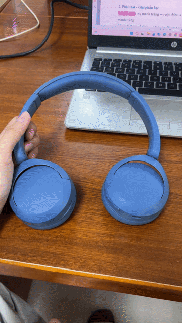 Tai nghe Bluetooth Sony WH-CH520 Xanh. Mua bán Tivi, Âm thanh tại Thành phố Bến Tre Bến Tre được đăng bởi Hương Thiên hình 1
