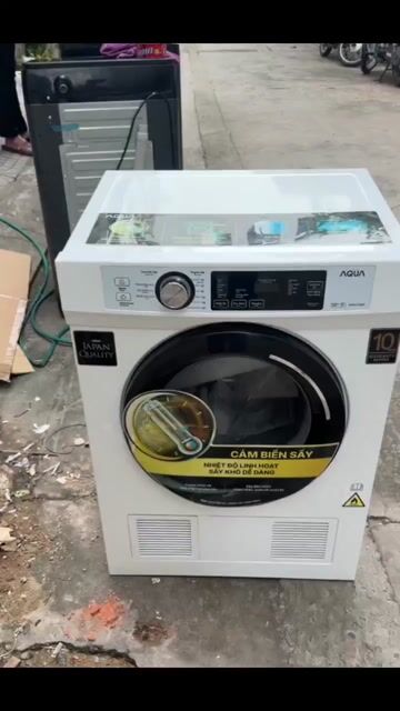 Máy sấy quần áo Aqua AQH-V700F 7kg Trắng. Mua bán Máy giặt tại Quận 5 Tp Hồ Chí Minh được đăng bởi Điện Máy Giá Kho Miền Nam hình 1