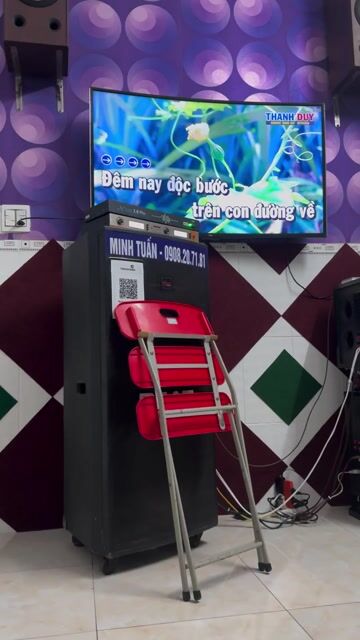 Bộ karaoke Loa đứng cao 1m2 bass40cm kèm tivi. Mua bán Tivi, Âm thanh tại Thành phố Qui Nhơn Bình Định được đăng bởi Nguyễn Lê Anh Tú hình 1