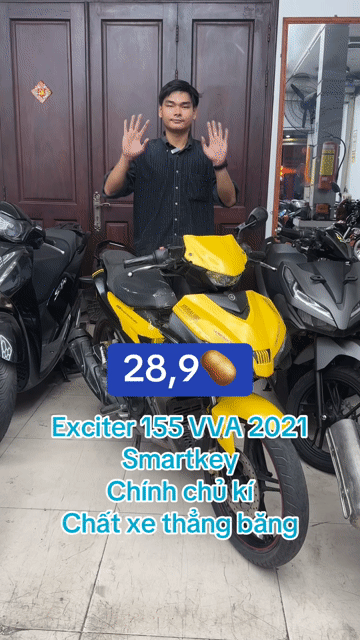 Yamaha Exciter 155 VVA 2021 chính chủ. hỗ trợ góp. Mua bán Xe máy tại Thành phố Thủ Đức Tp Hồ Chí Minh được đăng bởi Lê Hạnh hình 1