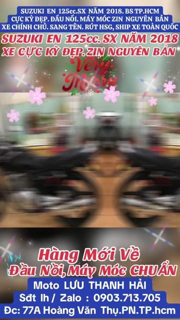 SUZUKI EN 125.SX 2018.CỰC ĐẸP, ĐẦU NỒI,MÁY MÓC ZIN. Mua bán Xe máy tại Quận Phú Nhuận Tp Hồ Chí Minh được đăng bởi MOTO LUU THANH HAI  77A hình 1