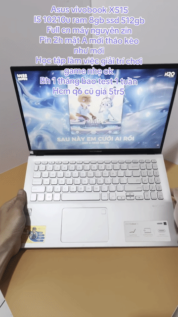 Asus Vivobook X515 i5-10210U 8GB/512GB Bạc. Mua bán Laptop tại Quận 6 Tp Hồ Chí Minh được đăng bởi Máy Tính Bảo Ngọc hình 1