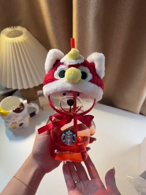 Cốc gấu Starbucks Tết đỏ. Mua bán Nội thất, đồ gia dụng khác tại Quận Hoàn Kiếm Hà Nội được đăng bởi Tuấn Sơn hình 1