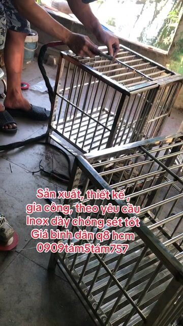 chuồng chó❤️mèo💙 inox mới củ💚vip chóng chó cắn móp. Mua bán Phụ kiện, Thức ăn, Dịch vụ tại Quận 8 Tp Hồ Chí Minh được đăng bởi Cửa Hàng Thanh Lý Đồ Cũ Mới hình 1