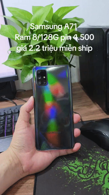 Samsung Galaxy A71 128GB Màn zin full vân tay face. Mua bán Điện thoại tại Quận Hà Đông Hà Nội được đăng bởi Shop Điện Thoại Cũ Zin hình 1