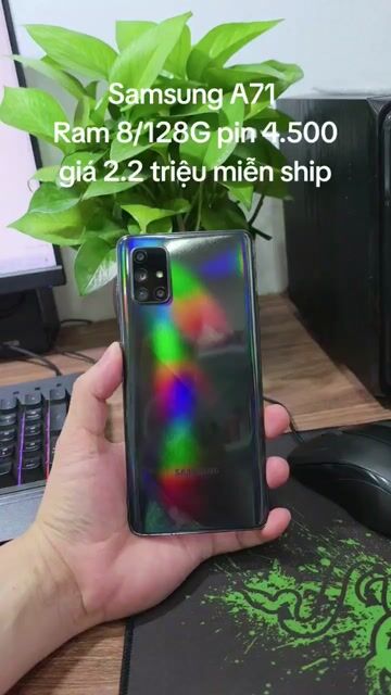 Samsung Galaxy A71 128GB Màn zin full vân tay face. Mua bán Điện thoại tại Quận Hà Đông Hà Nội được đăng bởi Shop Điện Thoại Cũ Zin hình 1