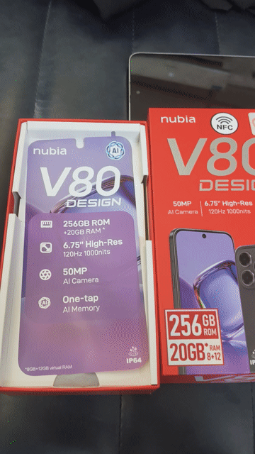 Nubia V80 Design ram20/256GB Trắng. Mua bán Điện thoại tại Quận 1 Tp Hồ Chí Minh được đăng bởi Toàn thắng sĩ mobi hình 1