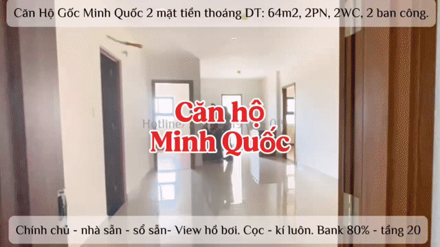 Mua bán Căn hộ Chung cư Minh Quốc Plaza Thành phố Thủ Dầu Một Bình Dương diện tích 61 m² giá 2,23 tỷ