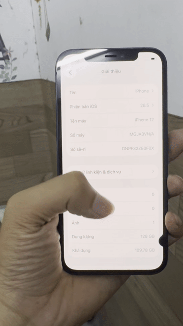 iPhone 12 128GB Đen. Mua bán Điện thoại tại Quận 10 Tp Hồ Chí Minh được đăng bởi lam hình 1