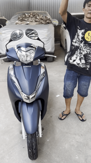 Honda LEAD 125 Fi màu xanh nâu đời 2019 mitkay. Mua bán Xe máy tại Quận Tân Phú Tp Hồ Chí Minh được đăng bởi nguyenxuanthinh quận tân phú  hình 1