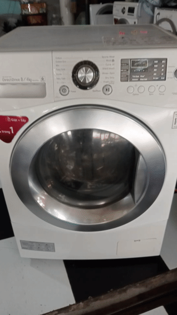 Máy giặt sấy LG DirectDrive 8/4kg Trắng. Mua bán Máy giặt tại Quận Tân Phú Tp Hồ Chí Minh được đăng bởi Điện Tử Quách Điêu hình 1