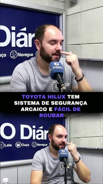 TOYOTA HILUX TEM SISTEMA DE SEGURANÇA ARCAICO E FÁCIL DE ROUBAR