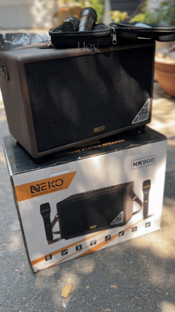 Loa karaoke Neko NK900 chơi nhạc cụ, nghe nhạc. Mua bán Tivi, Âm thanh tại Quận Bình Thạnh Tp Hồ Chí Minh được đăng bởi Mengdigital hình 1