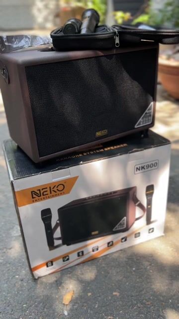 Loa karaoke Neko NK900 chơi nhạc cụ, nghe nhạc. Mua bán Tivi, Âm thanh tại Quận Bình Thạnh Tp Hồ Chí Minh được đăng bởi Mengdigital hình 1