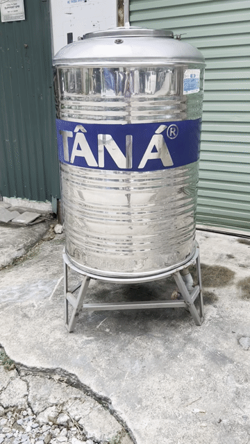 Bồn nước Tân Á 500 lít Inox Mới 90%. Mua bán Nội thất, đồ gia dụng khác tại Quận Thanh Xuân Hà Nội được đăng bởi Đoàn  hình 1