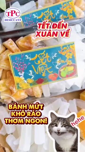 Bảo quản mứt bánh kẹo quà Tết, gói hút oxy oxytoc. Dịch vụ tại Quận 12 Tp Hồ Chí Minh được đăng bởi Xuân Hút Ẩm hình 1