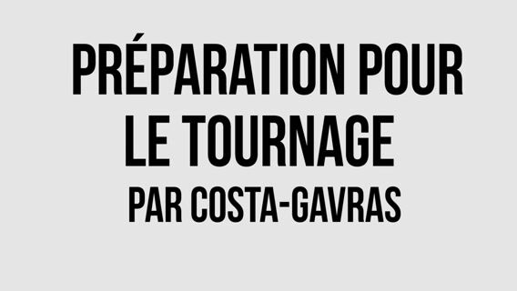 La préparation au tournage