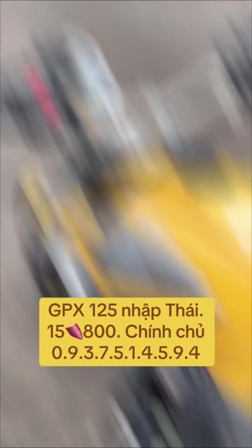 GPX 125cc nhập Thái chính chủ. Mua bán Xe máy tại Quận Bình Tân Tp Hồ Chí Minh được đăng bởi Nguyễn Trần Khắc Trường hình 1