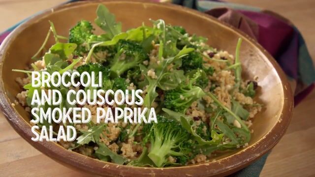 Broccoli and Couscous Paprika Salad thumbnail
