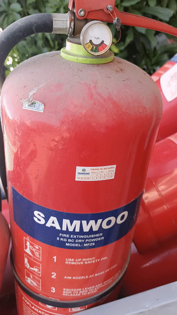 Bình chữa cháy SAMWOO MFZ8 Đỏ Kim loại. Mua bán Đồ chuyên dụng, Giống nuôi trồng tại Thành phố Thái Bình Thái Bình được đăng bởi Giáp  hình 1