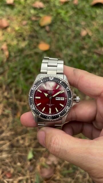 Orient Mako 3 red. Mua bán Đồng hồ tại Thị xã Sơn Tây Hà Nội được đăng bởi Nguyễn xuân vị hình 1