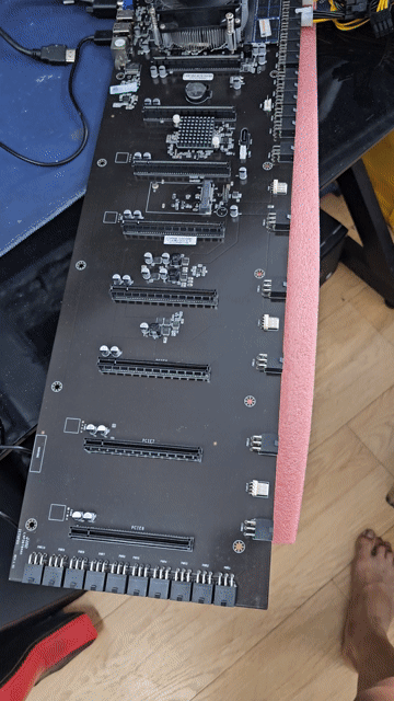 Main BTC B75 8 chân Nguồn 2000W New. Mua bán Linh kiện (RAM, Card...) tại Quận 11 Tp Hồ Chí Minh được đăng bởi Văn Thanh hình 1