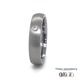 5mm Brushed Tantalum Diamond Ring 360 Video two