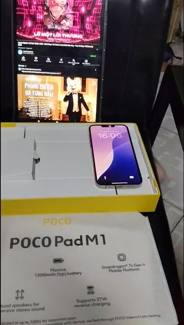 Xiaomi Poco Pad M1 8GB/256GB. Mua bán Máy tính bảng tại Quận 1 Tp Hồ Chí Minh được đăng bởi Toàn thắng sĩ mobi hình 1