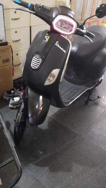 Xe điện Vespa đèn vuông yên cao. Mua bán Xe điện tại Quận Tân Phú Tp Hồ Chí Minh được đăng bởi Đức hình 1