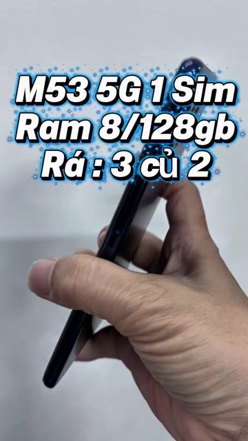 Samsung Galaxy M53 5G 128GB Xanh 8GB. Mua bán Điện thoại tại Quận 4 Tp Hồ Chí Minh được đăng bởi Tuấn hình 1