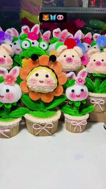 🎀Chậu cây Thỏ Hồng handmade đáng yêu. Mua bán Cây cảnh, đồ trang trí tại Thành phố Phan Thiết Bình Thuận được đăng bởi Nga Nguyễn hình 1