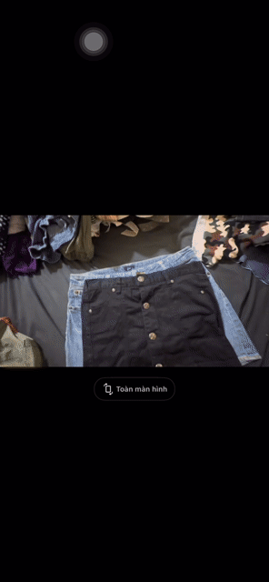 Chân váy jeans Nữ Jeans size M cũ. Mua bán Quần áo tại Huyện Thường Tín Hà Nội được đăng bởi pass đồ hình 1