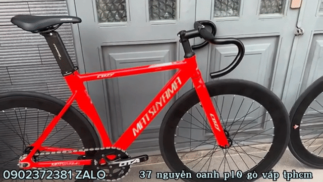 Xe đạp Fixed Gear Mitsuyama Đỏ. Mua bán Xe đạp tại Huyện Bình Gia Lạng Sơn được đăng bởi Dương Phi hình 1