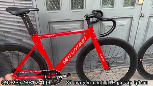 Xe đạp Fixed Gear Mitsuyama Đỏ. Mua bán Xe đạp tại Huyện Bình Gia Lạng Sơn được đăng bởi Dương Phi hình 1