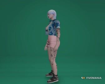 Yuno | Female Ped | Multiple Outfits | Optimized & Fivem Ready [Add-On] — video preview