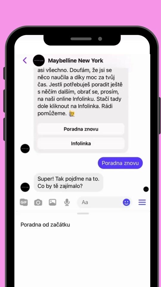 Maybelline chat bot