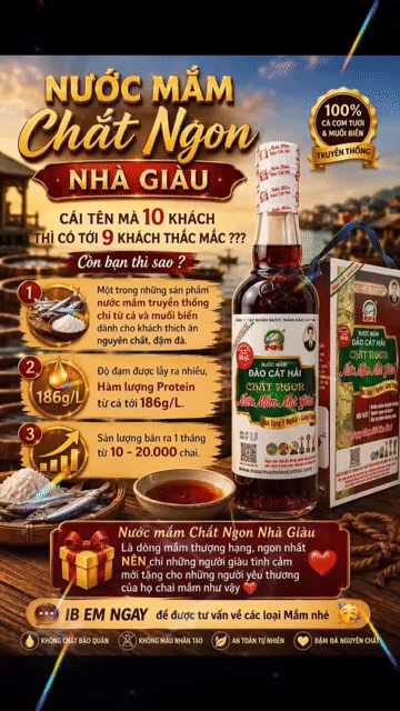 Nước mắm Chắt Ngon. Mua bán Đồ ăn, thực phẩm và các loại khác tại Huyện An Dương Hải Phòng được đăng bởi Nước Mắm Ông Cụ Đảo Cát Hải hình 1