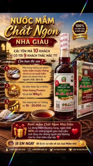 Nước mắm Chắt Ngon. Mua bán Đồ ăn, thực phẩm và các loại khác tại Huyện An Dương Hải Phòng được đăng bởi Nước Mắm Ông Cụ Đảo Cát Hải hình 1