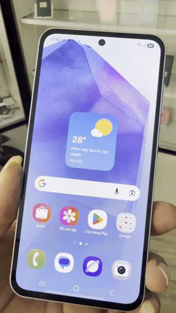 Samsung A55 5G Ram 8/256GB nguyên zin đẹp 99 full. Mua bán Điện thoại tại Quận Bình Tân Tp Hồ Chí Minh được đăng bởi Lý Kiệt Store hình 1