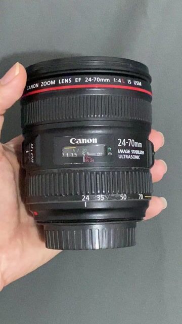 Lens EF 24-70f4 is usm + Ngàm. Mua bán Máy ảnh, Máy quay tại Thị xã Duyên Hải Trà Vinh được đăng bởi An hình 1