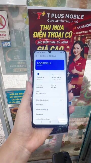 Realme C51 4GB/64GB Đen. Mua bán Điện thoại tại Thành phố Huế Thừa Thiên Huế được đăng bởi T PLUS MOBILE MUA BÁN ĐIỆN THOẠI hình 1