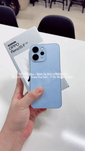 OPPO Reno15 F 5G 8/256Gb Fullbox - Bán Trả Góp. Mua bán Điện thoại tại Thành phố Tây Ninh Tây Ninh được đăng bởi Trần Bảo Store Mobile Tây Ninh hình 1