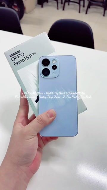 OPPO Reno15 F 5G 8/256Gb Fullbox - Bán Trả Góp. Mua bán Điện thoại tại Thành phố Tây Ninh Tây Ninh được đăng bởi Trần Bảo Store Mobile Tây Ninh hình 1